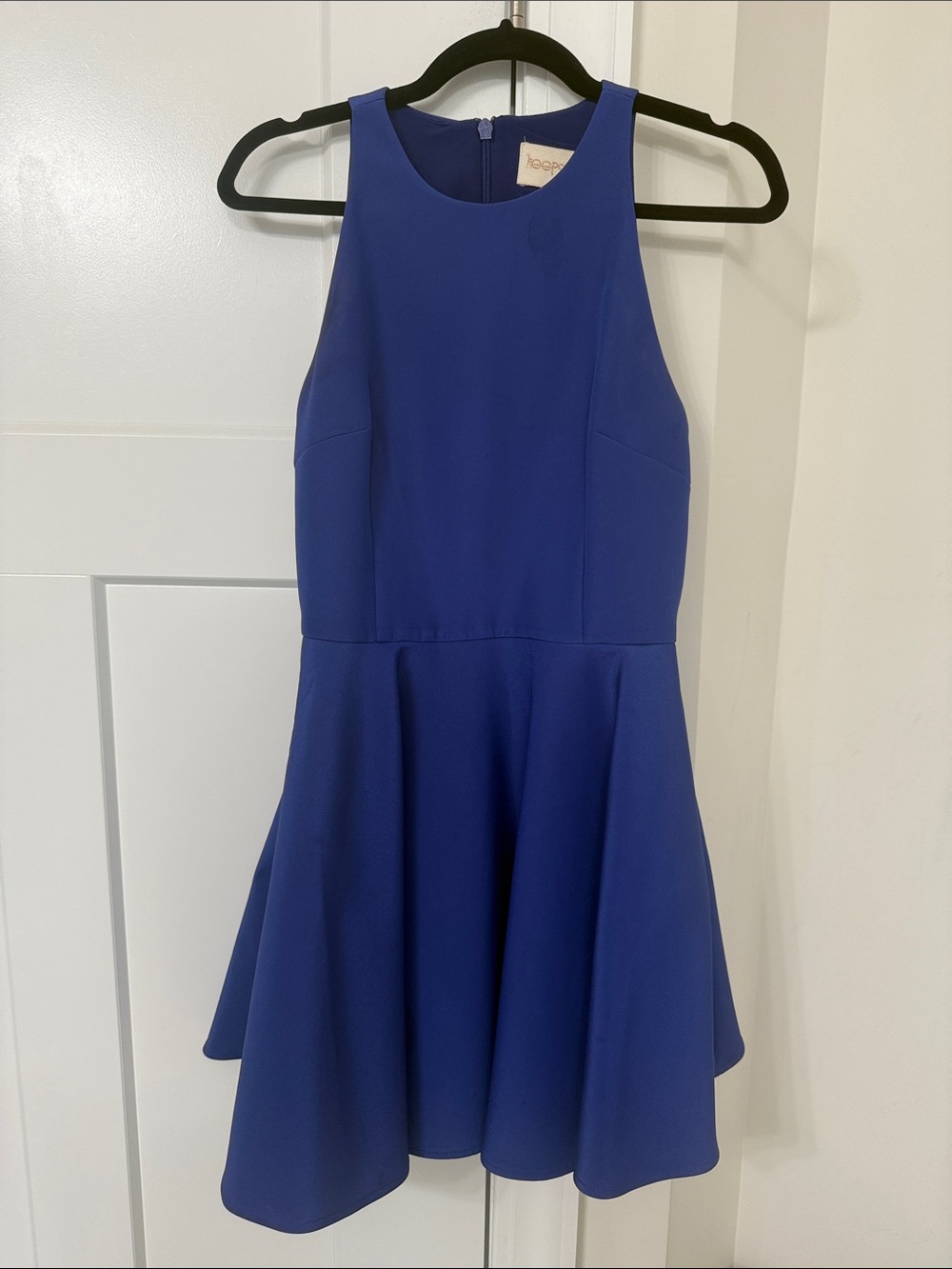 KEEPSAKE the Label Royal Blue Fit-and-Flare Mini Dress- size medium